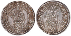 Römisch Deutsches Reich

Salzburg

Paris von Lodron, 1619-1653

Reichstaler 1646. 28,54 g. sehr schön, Felder überarbeitet. Probszt 1225. Davenp...