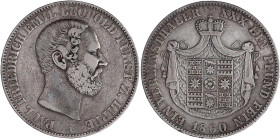 Altdeutsche Münzen und Medaillen

Lippe, Grafschaft

Paul Friedrich Emil Leopold, 1851-1875

Vereinstaler 1860 A. sehr schön, kl. Randfehler. AK...