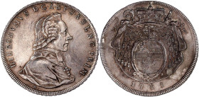 Römisch Deutsches Reich

Salzburg

Hieronymus Graf Colloredo, 1772-1803

Konventionstaler 1785 M. 27,84 g. sehr schön/vorzüglich, kl. Randfehler...