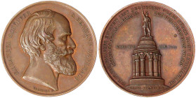 Altdeutsche Münzen und Medaillen

Lippe, Grafschaft

Waldemar Günther Friedrich, 1875-1895

Bronzemedaille 1875 von Brehmer, auf die Vollendung ...