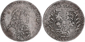 Altdeutsche Münzen und Medaillen

Lübeck-Bistum

August Friedrich, 1666-1705

2/3 Taler 1678, Kaltenhof. 18,44 g. sehr schön. Lange 505. Behrens...