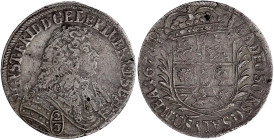 Altdeutsche Münzen und Medaillen

Lübeck-Bistum

August Friedrich, 1666-1705

2/3 Taler 1678, Kaltenhof. 17,66 g. sehr schön, interess. Doppelsc...