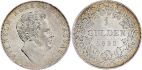 Altdeutsche Münzen und Medaillen

Nassau

Wilhelm, 1816-1839

Gulden 1838. fast vorzüglich. Jaeger 44. AKS 43.