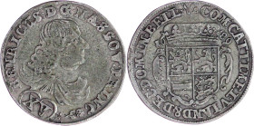 Altdeutsche Münzen und Medaillen

Nassau-Dillenburg

Heinrich, 1662-1701

XV Kreuzer 1689 IXA, Herborn. Brustb. n.r. darunter Blume und Doppelpu...
