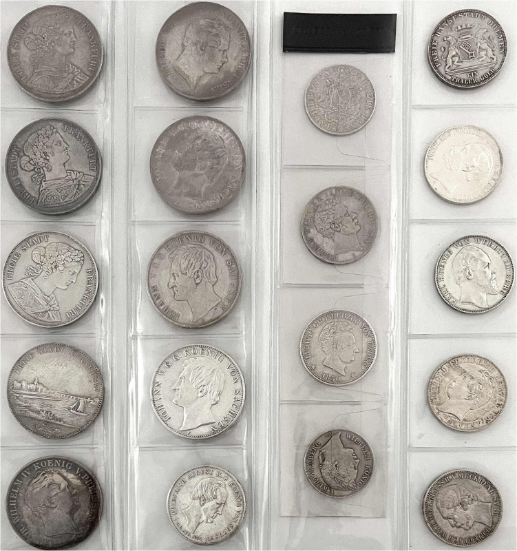 LOTS

Deutsche Münzen bis 1871

19 meist bessere Silbermünzen der Schwalbach...