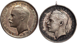 Orden und Ehrenzeichen

Deutschland

Deutsche Länder, bis 1918

Hessen: Silberne Tapferkeitsmedaille und Silberne Kriegsverdienstmedaille o.J.(b...