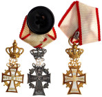 Orden und Ehrenzeichen

Dänemark

3 Miniaturen zum Danebrog-Orden: Ausführung Christian IX. (Gold, ohne Öse, ohne Band, 2,95 g), Christian X. (Gol...