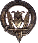 Orden und Ehrenzeichen

Grossbritannien

George VI., 1937-1952

Schottisches Abzeichen "Bonnet Badge" des Douglas-Clans, Sterlingsilber, Edinbur...