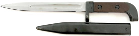 Militaria

Blankwaffen

Russland

Bajonett Modell 1958 für das Gewehr Kalashnikov AK 47. In Scheide. Länge 32,5 cm