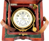 Militaria

Sonstige militär. Gegenstände

Sowjetischer Marine-Chronometer (Schiffs-Borduhr) KIROWA. Durchmesser 14 cm. Im Original-Doppel-Holzkast...