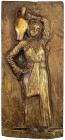 Varia

Skulpturen und Plastiken

Hochrelief-Bronzegußplakette von M. Kokimos. Stehende Griechin mit Amphore. 32 X 15 cm, aufstellbar. vorzüglich