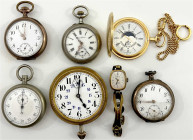 Varia

Uhren

Lots

7 Stück: 6 Herren-Taschenuhren und eine Damen-Armbanduhr, dazu ein paar Ersatzteile. U.a. eine französ. "Chrono Feuvrier" au...