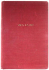 Literatur

Drittes Reich, 1933-1945

Hitler, Adolf. Mein Kampf. München 11. Auflage 1942. Tornisterausgabe mit roter Leinen-Broschur. III