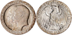 Reichssilbermünzen J. 19-178

Preußen

Wilhelm II., 1888-1918

3 Mark 1910 A Universität Berlin Stempelglanz, winz. Randfehler. Jaeger 107.