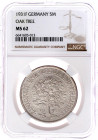 Weimarer Republik

Kursmünzen

5 Reichsmark Eichbaum Silber 1927-1933

1931 F. Im NGC-Blister mit Grading MS 62. vorzüglich/Stempelglanz. Jaeger...