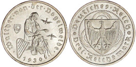 Weimarer Republik

Gedenkmünzen

3 Reichsmark Vogelweide

1930 J. vorzüglich/Stempelglanz. Jaeger 344.