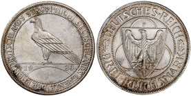 Weimarer Republik

Gedenkmünzen

3 Reichsmark Rheinstrom

1930 F. vorzüglich/Stempelglanz. Jaeger 345.