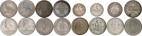 Weimarer Republik

Lots

16 Silbermünzen: 12 X 3 RM Gedenk (Meissen, Lessing 2 X F, Goethe F, Bremerhaven, Vogelweide, Rheinstrom A und F, Rheinla...