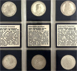 Münzen der Bundesrepublik Deutschland

Gedenkmünzen

5 Deutsche Mark, Silber, 1952-1979

Die ersten sechs Gedenkmünzen 1952 bis 1966, Germanisch...
