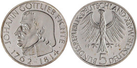 Münzen der Bundesrepublik Deutschland

Gedenkmünzen

5 Deutsche Mark, Silber, 1952-1979

Fichte 1964 J. Polierte Platte. Jaeger 393.