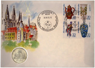 Münzen der Deutschen Demokratischen Republik

Gedenkmünzen der DDR

5 Mark 1983 A, Meißen. Eingelegt in Numisbrief v. 30.08.1985. prägefrisch. Jae...
