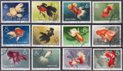 Briefmarken

Ausland

China

4 F. - 8 F. Zuchtformen des Goldfisches 1960, kompletter Satz in gestempelter Erhaltung. Michel 534-545.