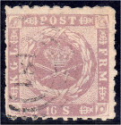 Briefmarken

Ausland

Dänemark/Färöer/Grönland

16 S. Kroninsignien im Lorbeerkranz 1863, gestempelt, Wasserzeichen 1 Y, tadellos und in einwand...