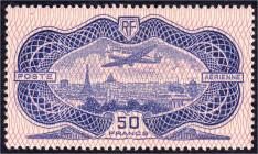 Briefmarken

Ausland

Frankreich

50 Fr. Flugzeug über Paris 1936, sauber in postfrischer Erhaltung. Mi. 1.100,-€ Michel 321.