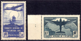 Briefmarken

Ausland

Frankreich

1.50 Fr. - 10 Fr. Ozeanienüberquerung französischer Postflugzeuge 1936, kompletter Satz in postfrischer Erhalt...