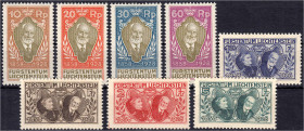 Briefmarken

Ausland

Liechtenstein

10 Rp. - 5 Fr. 70. Jahrestag der Thronbesteigung von Fürst Johann II. 1928, kompletter Satz in postfrischer...
