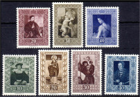 Briefmarken

Ausland

Liechtenstein

Gemälde aus der Fürstlichen Gemäldegalerie 1952/1953, zwei postfrische Sätze in Luxuserhaltung. Mi. 260,-€ ...