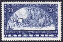 Briefmarken

Ausland

Österreich

Internationale Postwertzeichen-Ausstellung WIPA 1933, postfrische Luxuserhaltung, gew. Papier. Mi. 320,-€ Mich...