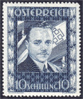 Briefmarken

Ausland

Österreich

10 Schilling Dollfuß 1936, postfrische Erhaltung. Mi. 1.400,-€ Michel 588.
