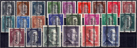 Briefmarken

Ausland

Österreich

1 Pf. - 5 RM Grazer Aufdruck 1945, zwei Sätze in ungebrauchter Erhaltung mit Falz, die 4 Pf., 16 Pf., 24 Pf. u...