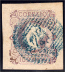Briefmarken

Ausland

Portugal

100 R. Königin Maria II 1853, entwertet mit blauem Nummernstempel ,,52", breitrandig, gute Bedarfserhaltung. Fot...