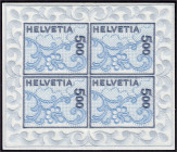 Briefmarken

Ausland

Schweiz

St. Galler Stickerei (Kleinbogen) 2000, sauber in postfrischer Erhaltung. Mi. 240,-€ Michel 1726.