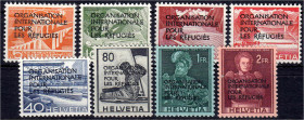 Briefmarken

Ausland

Schweiz

Internationale Flüchtlingsorganisation (OIR/IRO)

5 Rp. - 2 Fr. Freimarken 1950, kompletter Satz in postfrische...