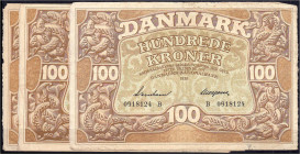 Banknoten

Ausland

Dänemark

3x 100 Kroner 1938, 1940, 1941. III. Pick 33.