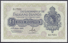 Banknoten

Ausland

Falklandinseln

1 Pound 15.6.1982. I. Pick 8e.