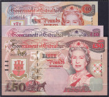 Banknoten

Ausland

Gibraltar

3 Scheine zu 10, 20 u. 50 Pounds 1.12.2006. I. Pick 32, 33, 34.
