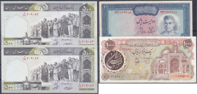 Banknoten

Ausland

Iran

4 Scheine zu 200, 2x 500 u. 1000 Rials o.D. (1965-2009). I-III. Pick 81, 129, 137A.