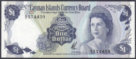Banknoten

Ausland

Kaimaninseln

1 Dollar L.1971 (1972). I. Pick 1b.