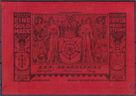 Banknoten

Deutsches Notgeld und KGL

Osterwieck (Prov. Sachsen)

1 Goldmark, Glaceleder rot o.D. (Oktober 1923). I-, selten. Grabowski. 365.