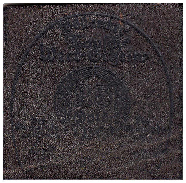 Banknoten

Deutsches Notgeld und KGL

Pößneck (Thüringen)

25 Goldpfennig ...