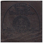Banknoten

Deutsches Notgeld und KGL

Pößneck (Thüringen)

25 Goldpfennig Schuhsohlenleder 27.9.1923. Dunkelbraunes Rindslederstück, Druck schwa...