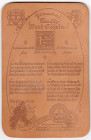 Banknoten

Deutsches Notgeld und KGL

Pößneck (Thüringen)

1,50 Goldmark Schuhsohlenleder 27.9.1923. Blindprägung. I-II, selten. Grabowski. 460a...