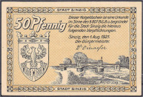 Banknoten

Deutsches Notgeld und KGL

Sinzig (Rheinland)

Stadt, 50 Pfg. 1.8.1921. I. Lindman 1199.2.