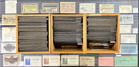 Banknoten

Lots

Deutschland

Westfalen, Notgeldscheine, schöne Sammlung von ca. 1300 meist verschiedenen Scheinen. Alle Scheine auf Steckkarten...