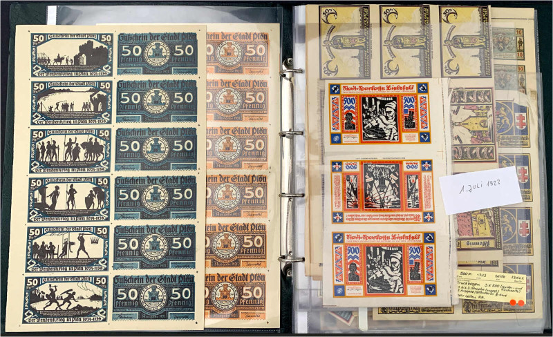 Banknoten

Lots

Deutschland

Notgeldscheine, schöne Sammlung von ca. 55 D...