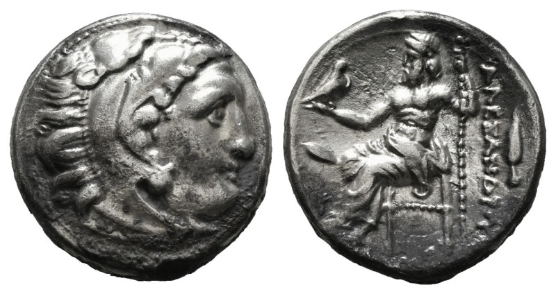 KINGS OF MACEDON. Alexander III 'the Great' (336-323 BC).Drachm.
Obv: Head of He...